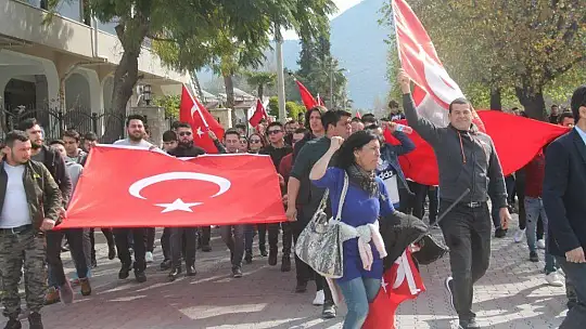İdlib Şehitleri Fethiye'de de Unutulmadı