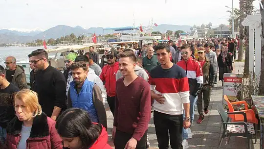 İdlib Şehitleri Fethiye'de de Unutulmadı