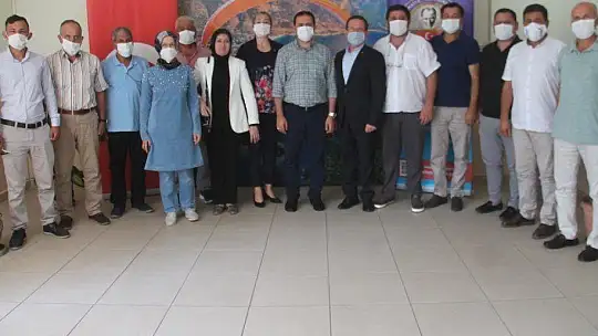 AK PARTİ'DEN KAYMAKAMA ZİYARET