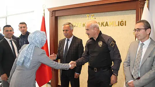 Bayramlaşma töreni yapıldı