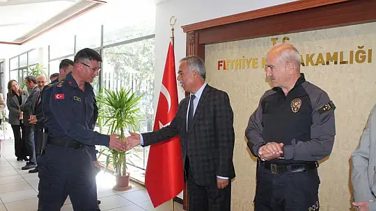 Bayramlaşma töreni yapıldı