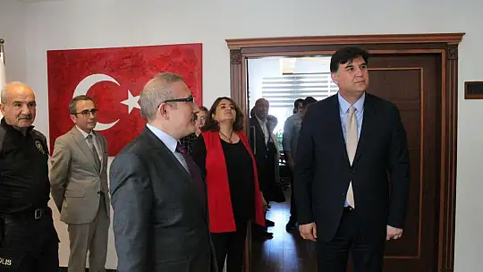 Bayramlaşma töreni yapıldı