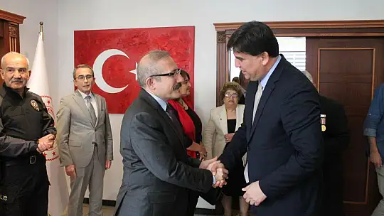 Bayramlaşma töreni yapıldı