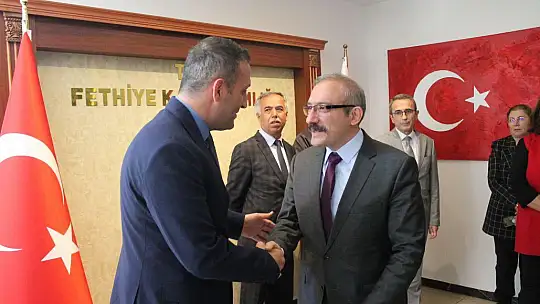 Bayramlaşma töreni yapıldı