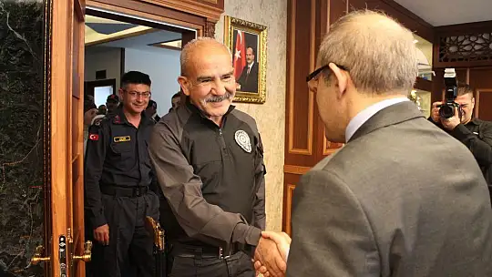 Bayramlaşma töreni yapıldı