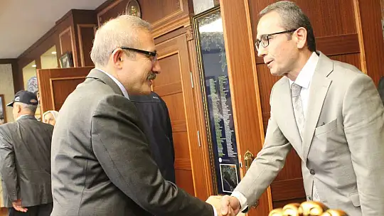 Bayramlaşma töreni yapıldı