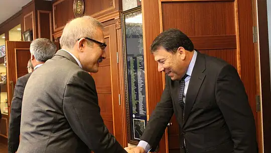 Bayramlaşma töreni yapıldı