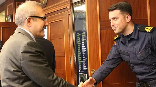 Bayramlaşma töreni yapıldı