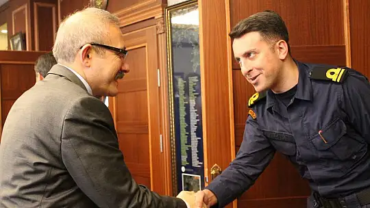 Bayramlaşma töreni yapıldı