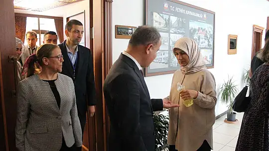 Bayramlaşma töreni yapıldı