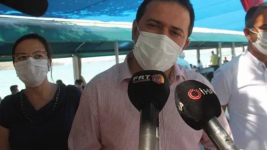 FETHİYE'DE KAYMAKAMDAN MASKE DENETLEMESİ