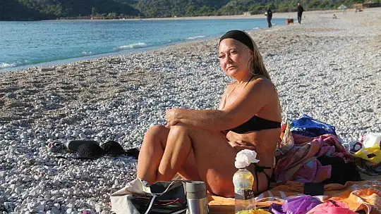 Fethiye'de Aralık'ta deniz keyfi