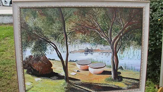 Kursiyerlerin çalışmaları sergilendi