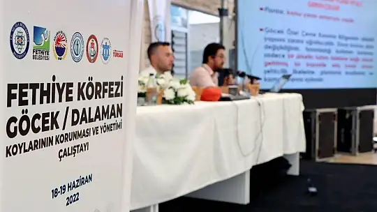 Fethiye Körfezi, Göcek-Dalaman Koyları Çalıştayı Yoğun Katılımla Yapıldı