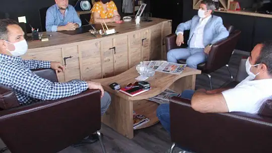 Mermertaş'tan SED Medya'ya ziyaret