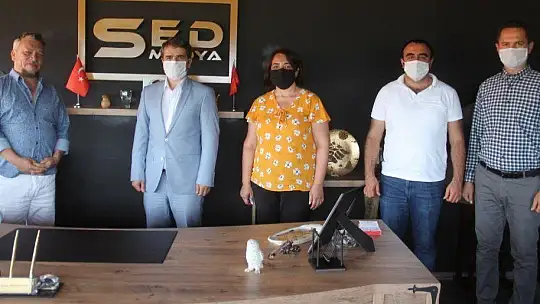 Mermertaş'tan SED Medya'ya ziyaret