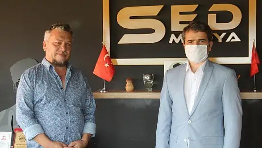 Mermertaş'tan SED Medya'ya ziyaret