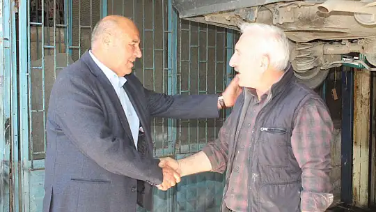 Otgöz sanayi esnafını ziyaret etti