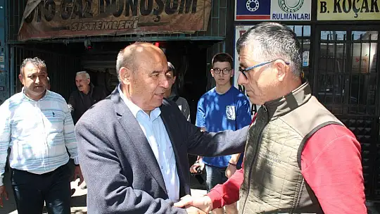 Otgöz sanayi esnafını ziyaret etti