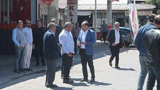 Otgöz sanayi esnafını ziyaret etti