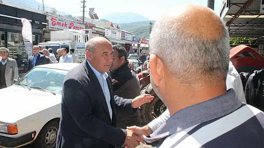 Otgöz sanayi esnafını ziyaret etti