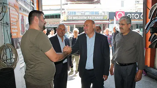 Otgöz sanayi esnafını ziyaret etti