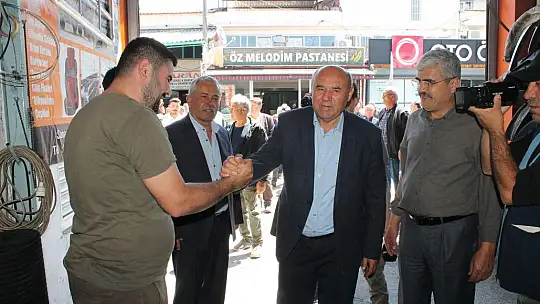 Otgöz sanayi esnafını ziyaret etti