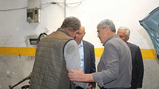 Otgöz sanayi esnafını ziyaret etti