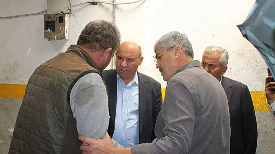 Otgöz sanayi esnafını ziyaret etti