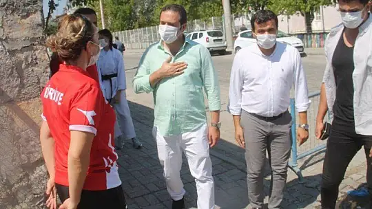 Milli Sporculardan Kaymakam Fırat'a Özel Gösteri