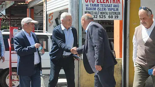 Otgöz sanayi esnafını ziyaret etti