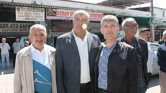 Otgöz sanayi esnafını ziyaret etti