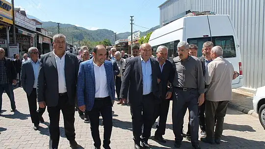 Otgöz sanayi esnafını ziyaret etti