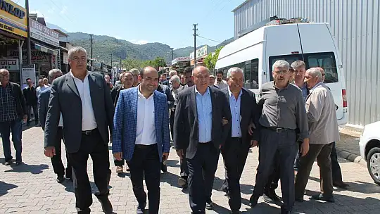 Otgöz sanayi esnafını ziyaret etti