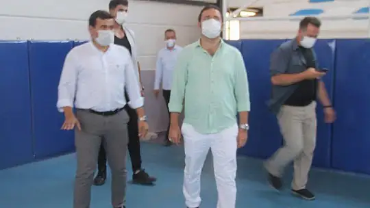 Milli Sporculardan Kaymakam Fırat'a Özel Gösteri