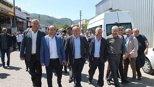 Otgöz sanayi esnafını ziyaret etti