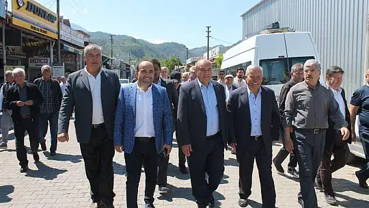 Otgöz sanayi esnafını ziyaret etti