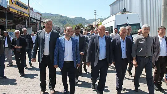 Otgöz sanayi esnafını ziyaret etti