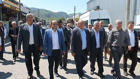 Otgöz sanayi esnafını ziyaret etti