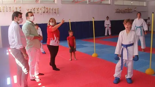 Milli Sporculardan Kaymakam Fırat'a Özel Gösteri