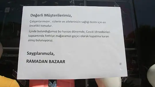 Bazı Mağazalar Önlem Olarak Kapattı