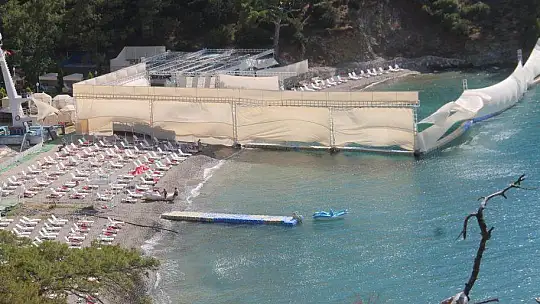 Fethiye'de tesettür plajı