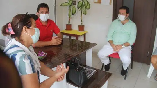 KAYMAKAM FIRAT, MUHTARLAR DERNEĞİNİ ZİYARET ETTİ