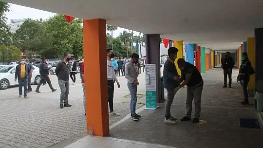 100 adayın katılımı ile yapıldı