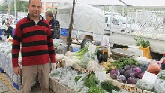 Üretici pazarı sakin geçti 