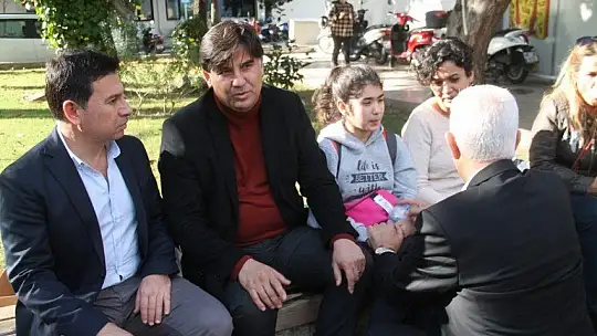 Belediye başkanları halkın içinde