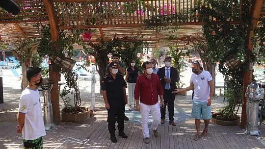 MASKE VE SOSYAL MESAFE DENETİMLERİ DEVAM EDİYOR