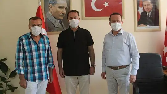 Eryılmaz'dan İlçe Başkanı Öztürk'e ziyaret 