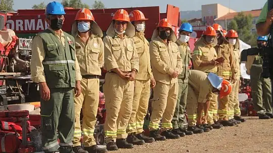 Yangın ekiplerine işbaşı eğitim tatbikatı