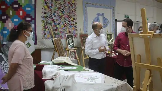 Hayat Boyu Öğrenme haftası sergisi açıldı